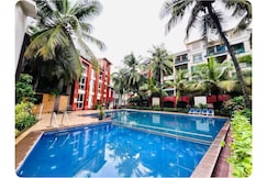 Thalora | Luxe Big 1BHK| 5 mins to Baga Anjuna| Pool Balcony, Goa