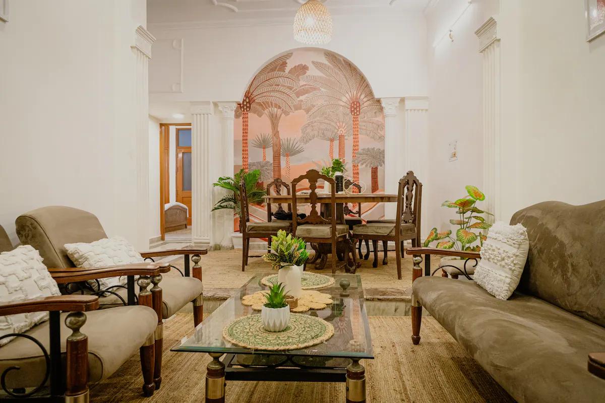 2BHK Gem near Dhan Mill Chattarpur - Tap to explore photos