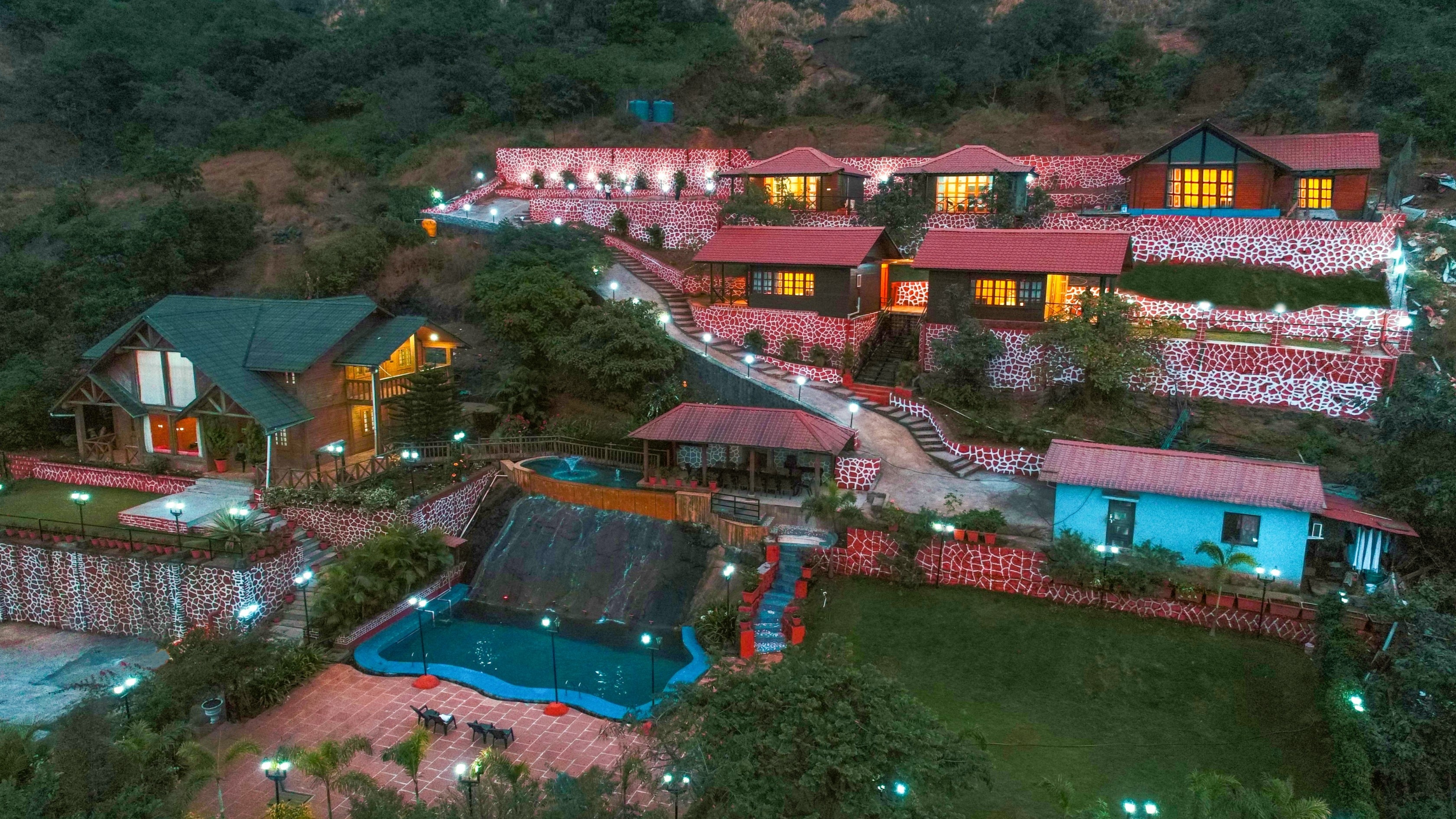 Vibhati Resort Wooden Villa & Cottages 𝗕𝗢𝗢𝗞 Lonavala Villa 𝘄𝗶𝘁𝗵 ₹𝟬