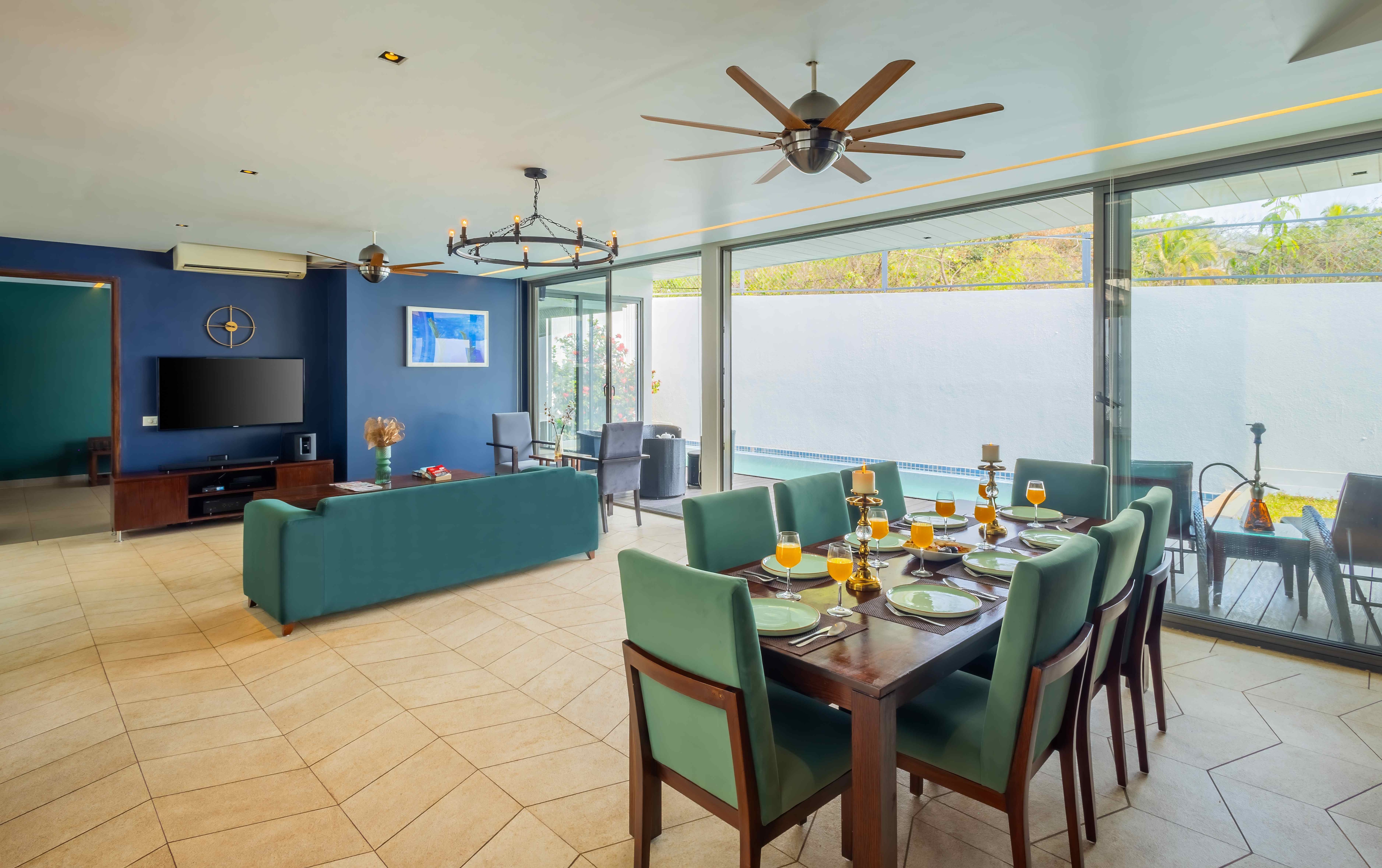 Cosmo 3 Bedroom Private Pool Arpora - Tap to explore photos