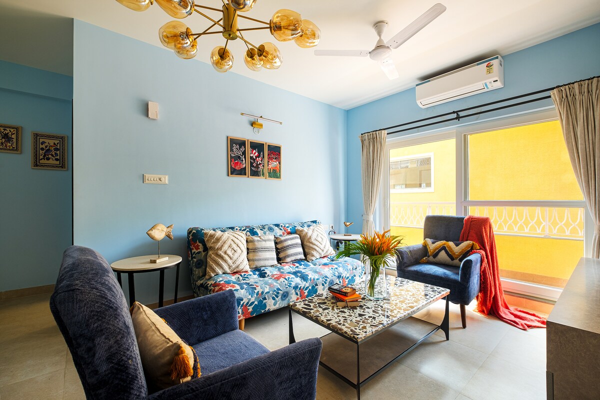 Serene by CasaFlip Luxury 2BHK in Candolim - Tap to explore photos