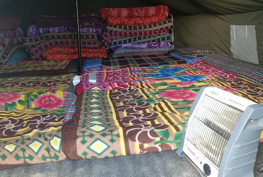Kedar mountain view camping