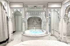 The Princess suite 2d w jacuzzi Lalluji Luxe, Jaipur