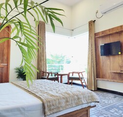 super deluxe room with balcony and mountain view