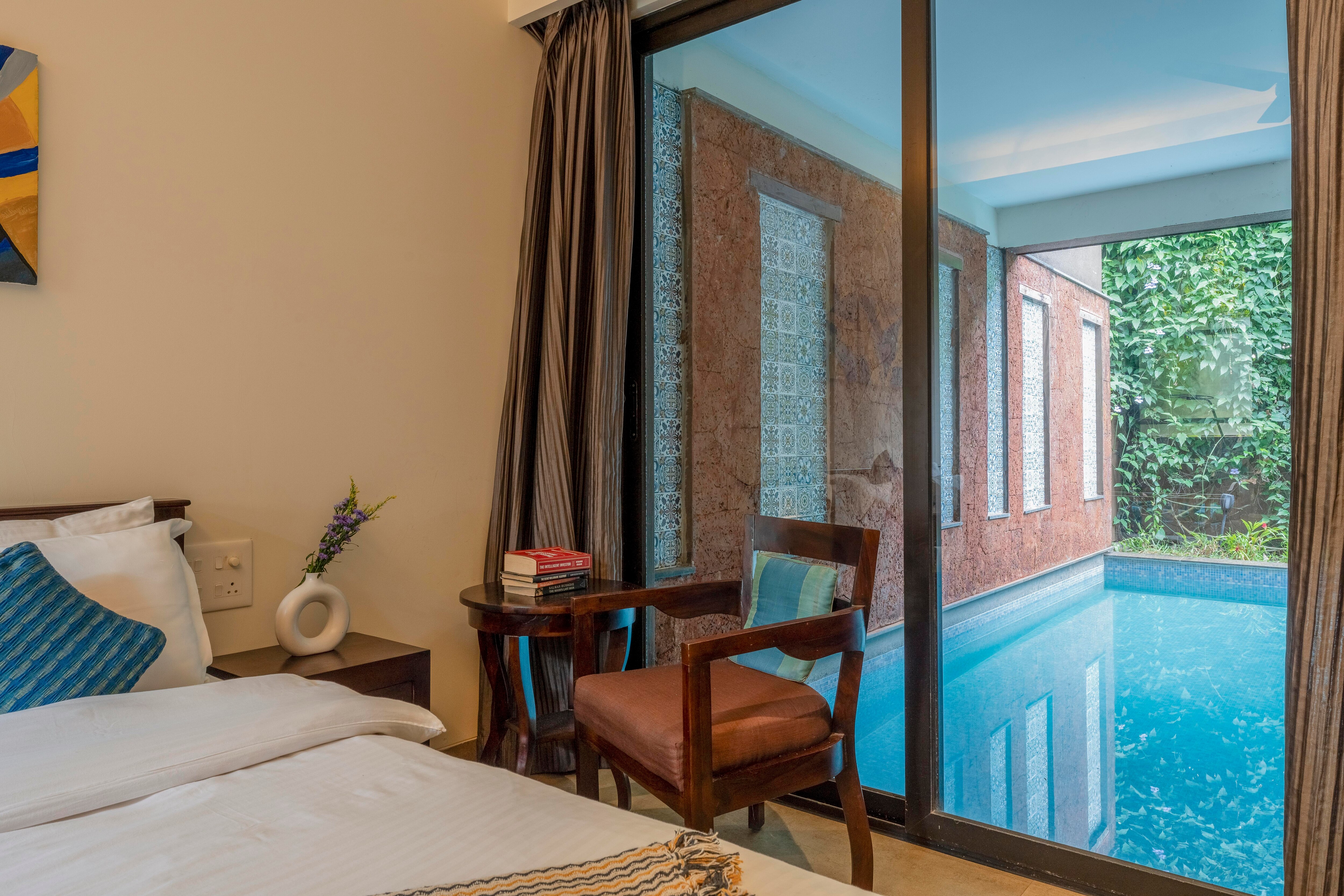3 BR Huge Pvt Pool in Heart of Anjuna - Tap to explore photos
