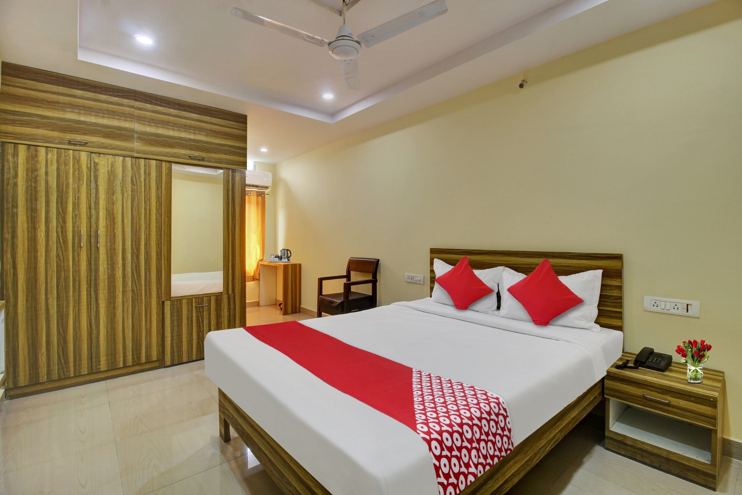 Hotel O Srinika Grand NEAR Shamshabad Airport - Tap to explore photos