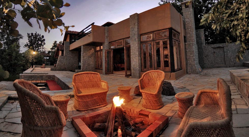 Kanha Earth Lodge view 2
