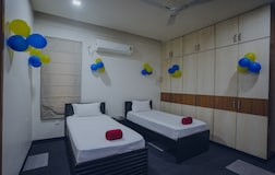 Penthouse with Theatre Bar Counter Bedroom