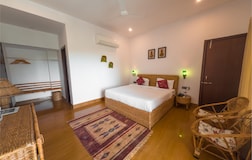 Double bed room with balcony