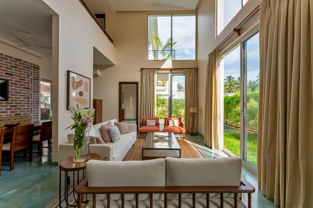 La Olaian - 3 BHK Private Pool Villa at Anjuna by The Blue Kite (A1) - Tap to explore photos
