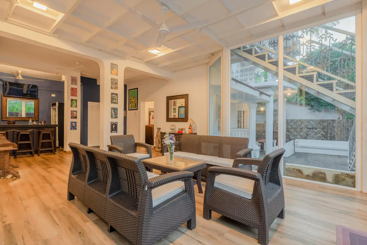 Hireavilla | Villa Phoenix - 5BHK with Pool Table, Pool & Badminton Court - Tap to explore photos