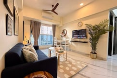 Modern 2BHK Apartment with Sea View in Khar West, Mumbai