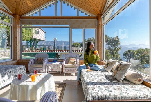 StayVista at Villa Mountain Crest w/ Outdoor Pool
