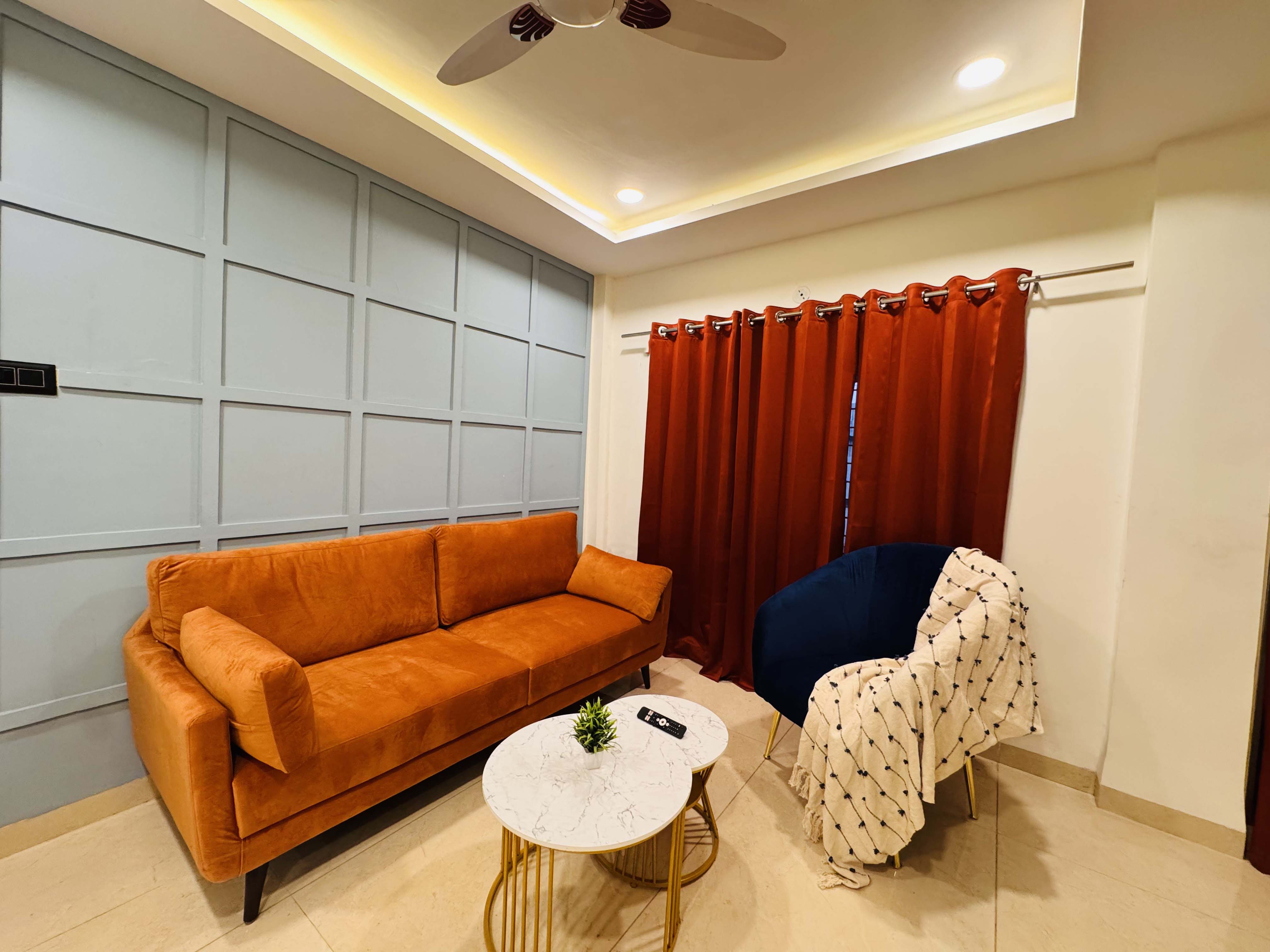 Home Escape Modern 3BHK Near Saket Square - Tap to explore photos
