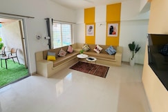 Premium Serviced Apartments by Abhibha Stays AC WiFi Smart Tv Besides EON IT Park, Pune