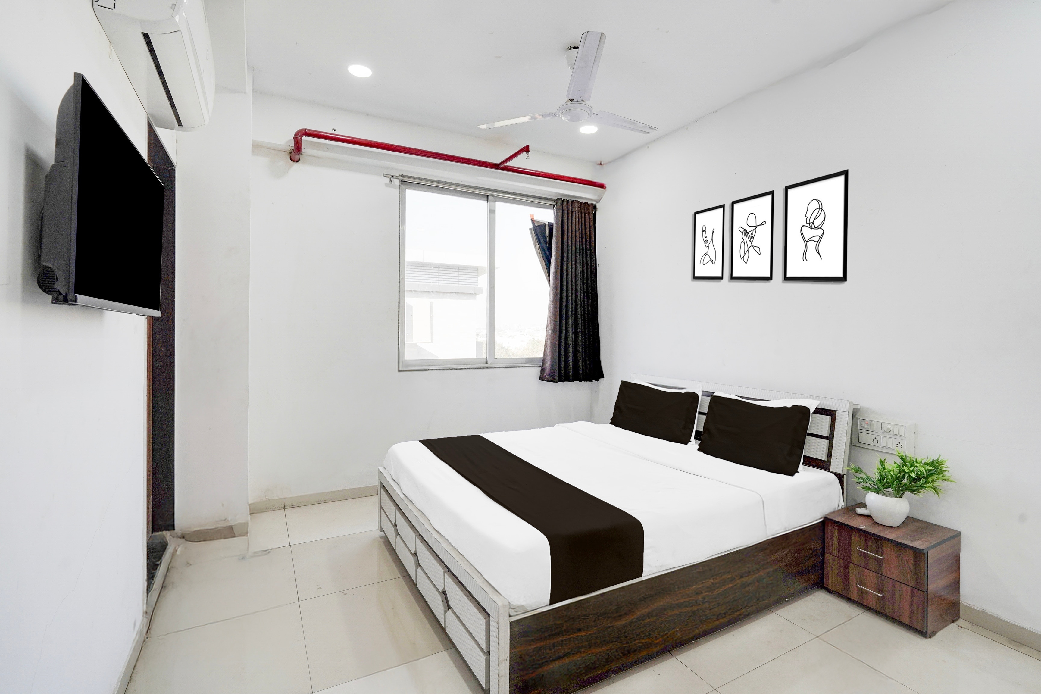 Hotel O Adajan Formerly Blueberry Rooms - Tap to explore photos