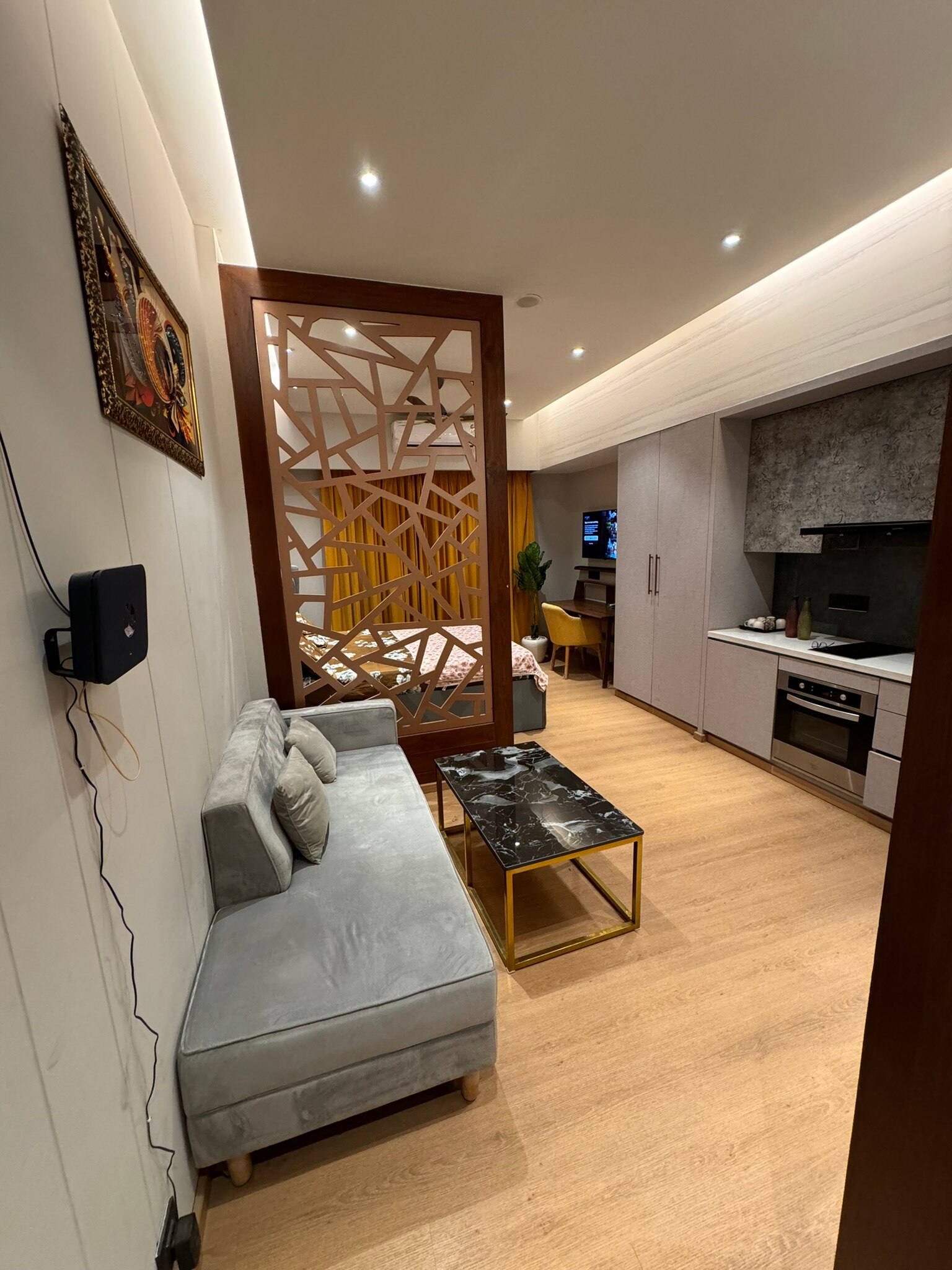 Golden Touch Luxury Studios at Galaxy Blue Sapphire - Tap to explore photos
