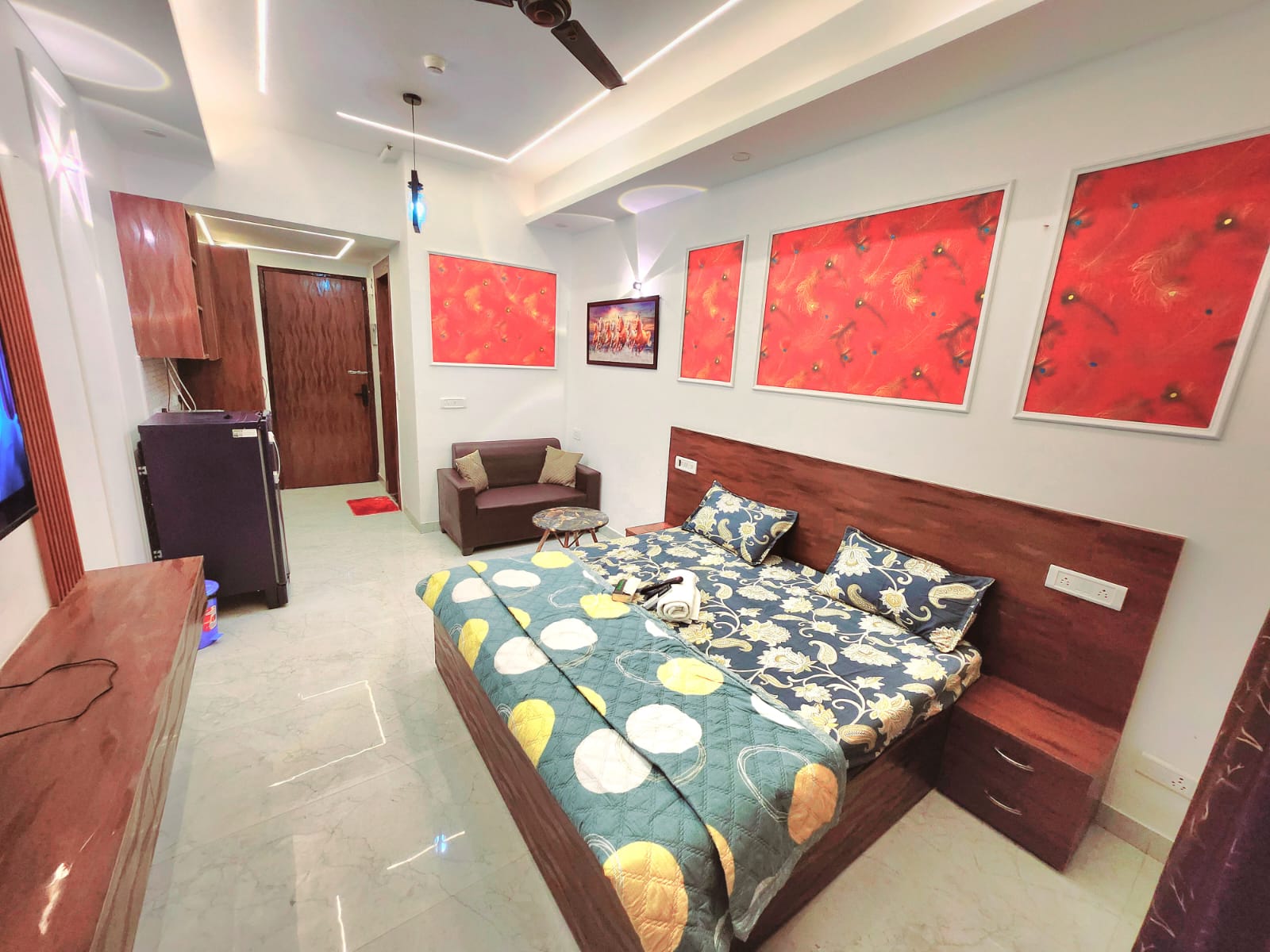 Gaur City center studio apartment - Tap to explore photos
