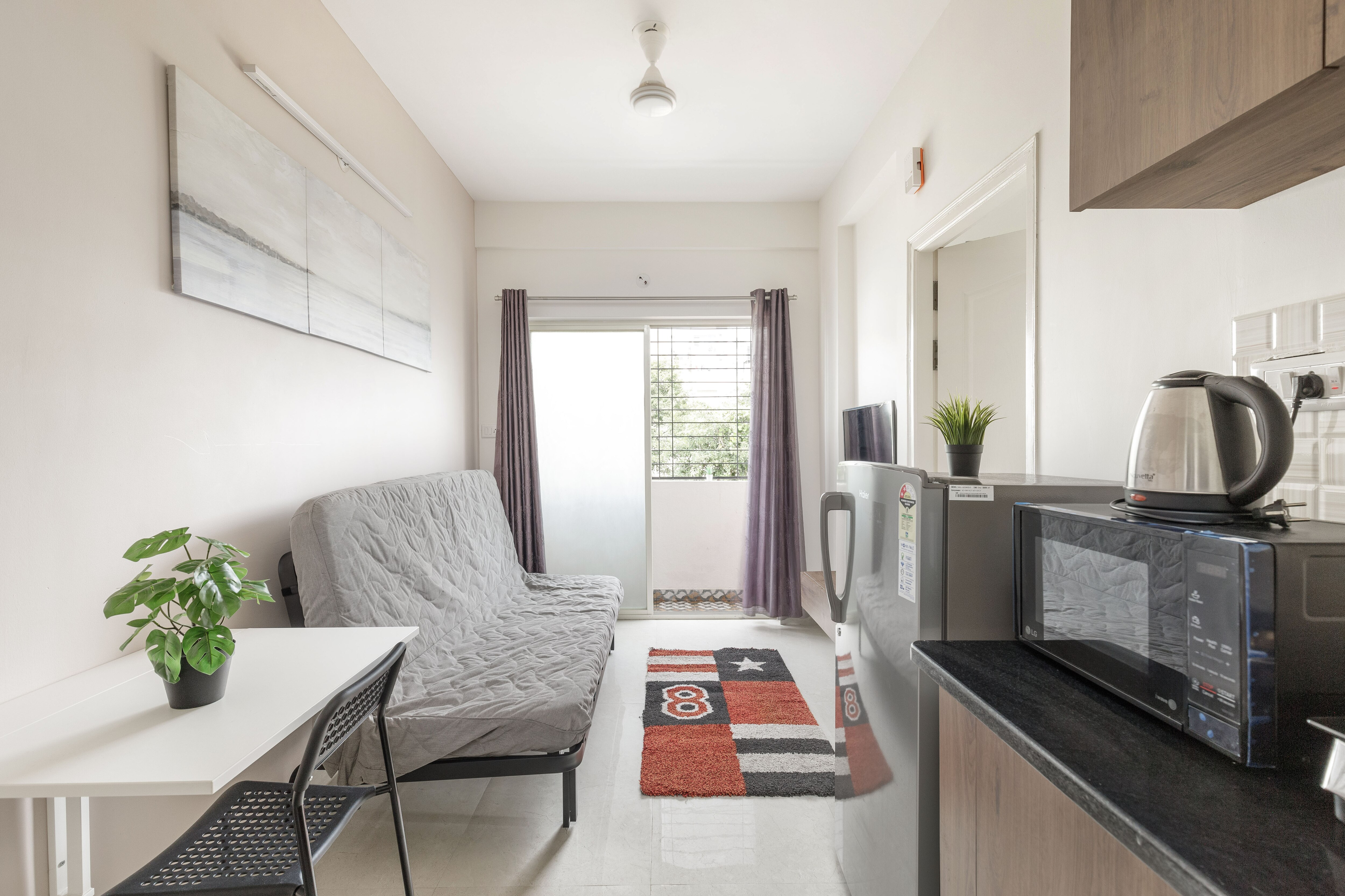 The Sunrise 1BHK Serviced Apartment l By MistyBlue - Tap to explore photos