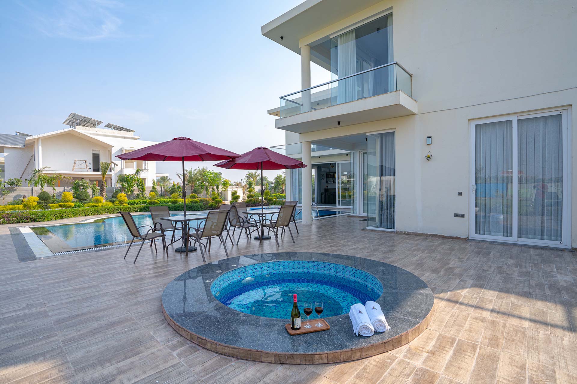 StayVista at Ivory @ Le Blanc Escape W/ Outdoor Pool - Tap to explore photos