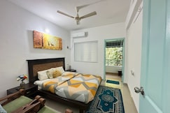 Breezy 1 BHK apartment near beach, Goa