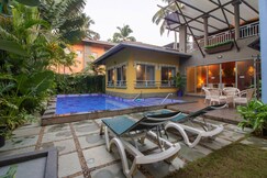 Private Villa w Pool 500m Candolim Calangute Beach, Goa