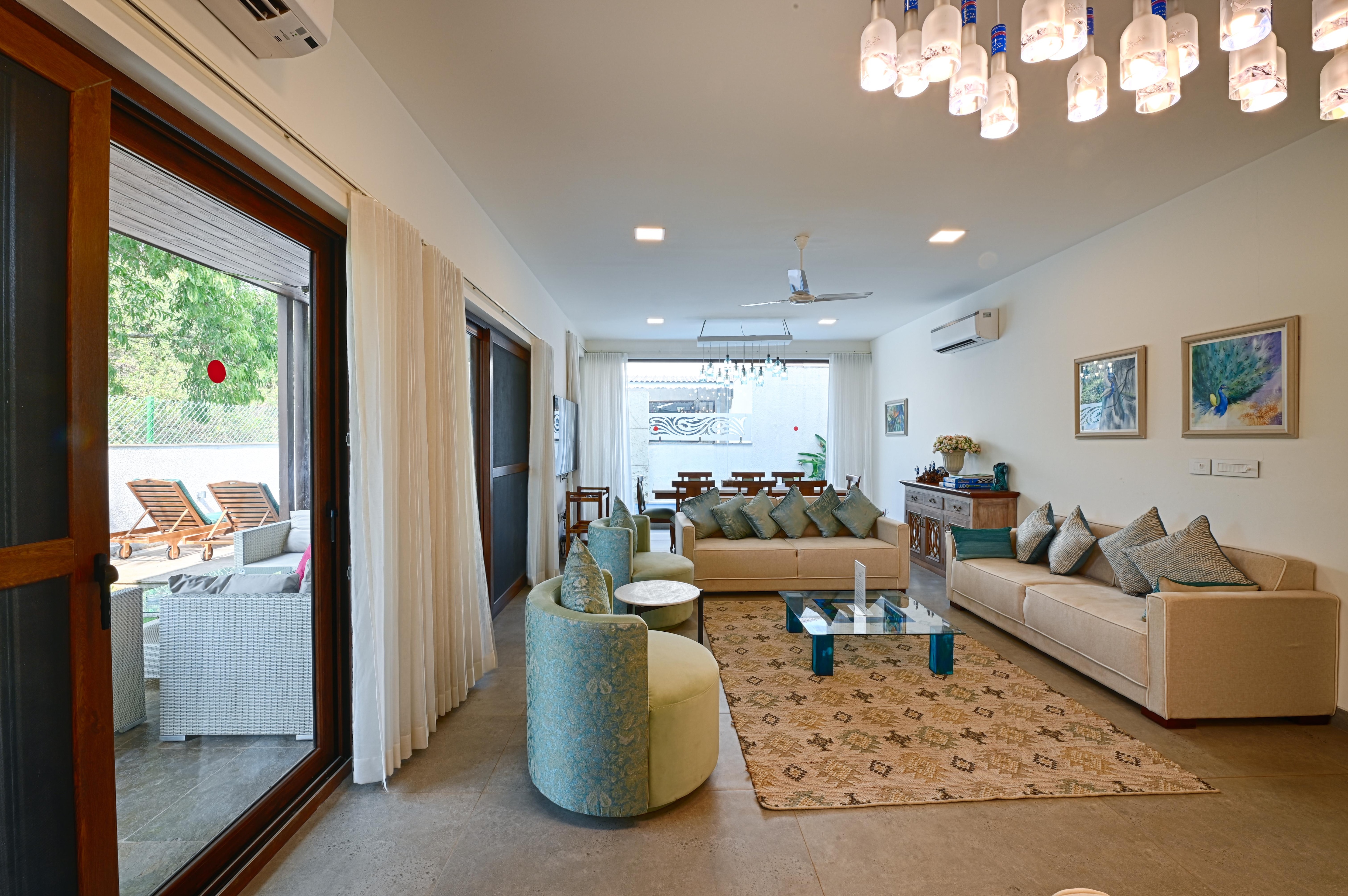 Melhor Stays villa L-M108 Luxurious 4BHK villas with private pool, Anjuna - Tap to explore photos
