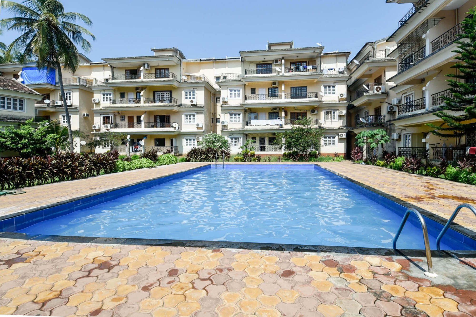 2BHK Luxurious Pool Facing Apartment - Tap to explore photos