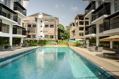 Designer Luxury 1BHK | Pool | Gym | Calangute, Goa