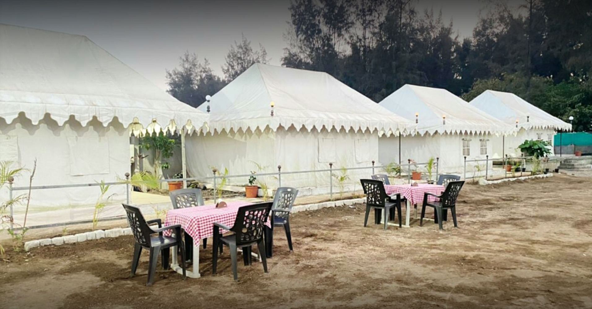 Photos of Red Stone Beach Resort Swiss Tents Cottage in Dahanu