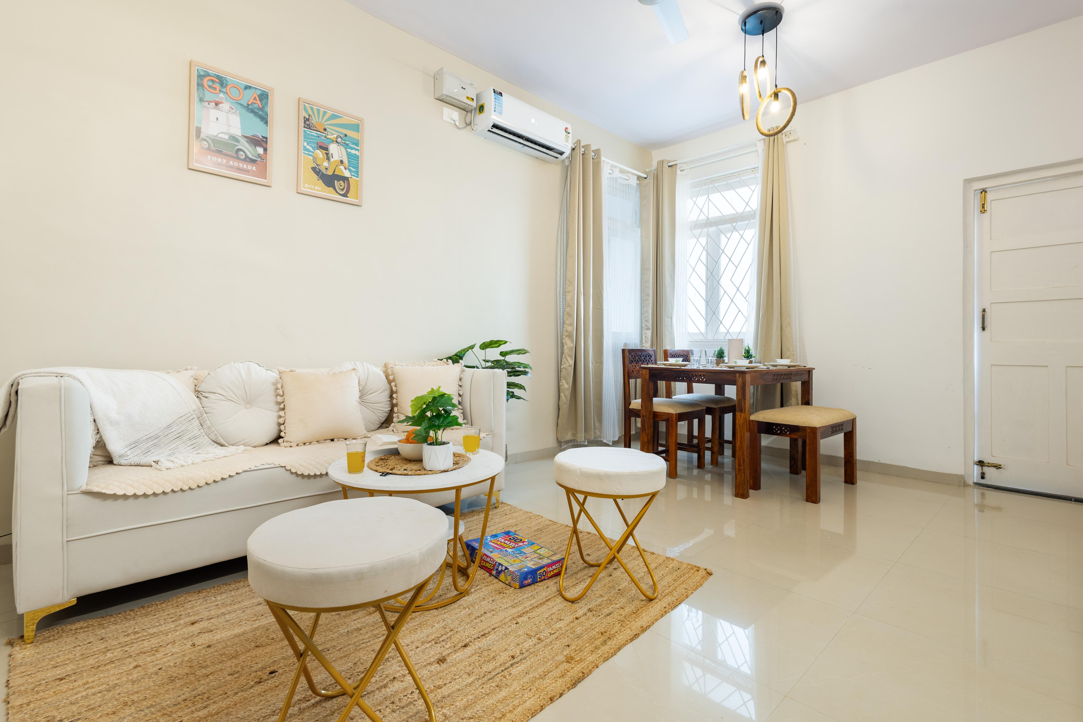 Little Havana 1BHK in Candolim by Earthyrooms - Tap to explore photos