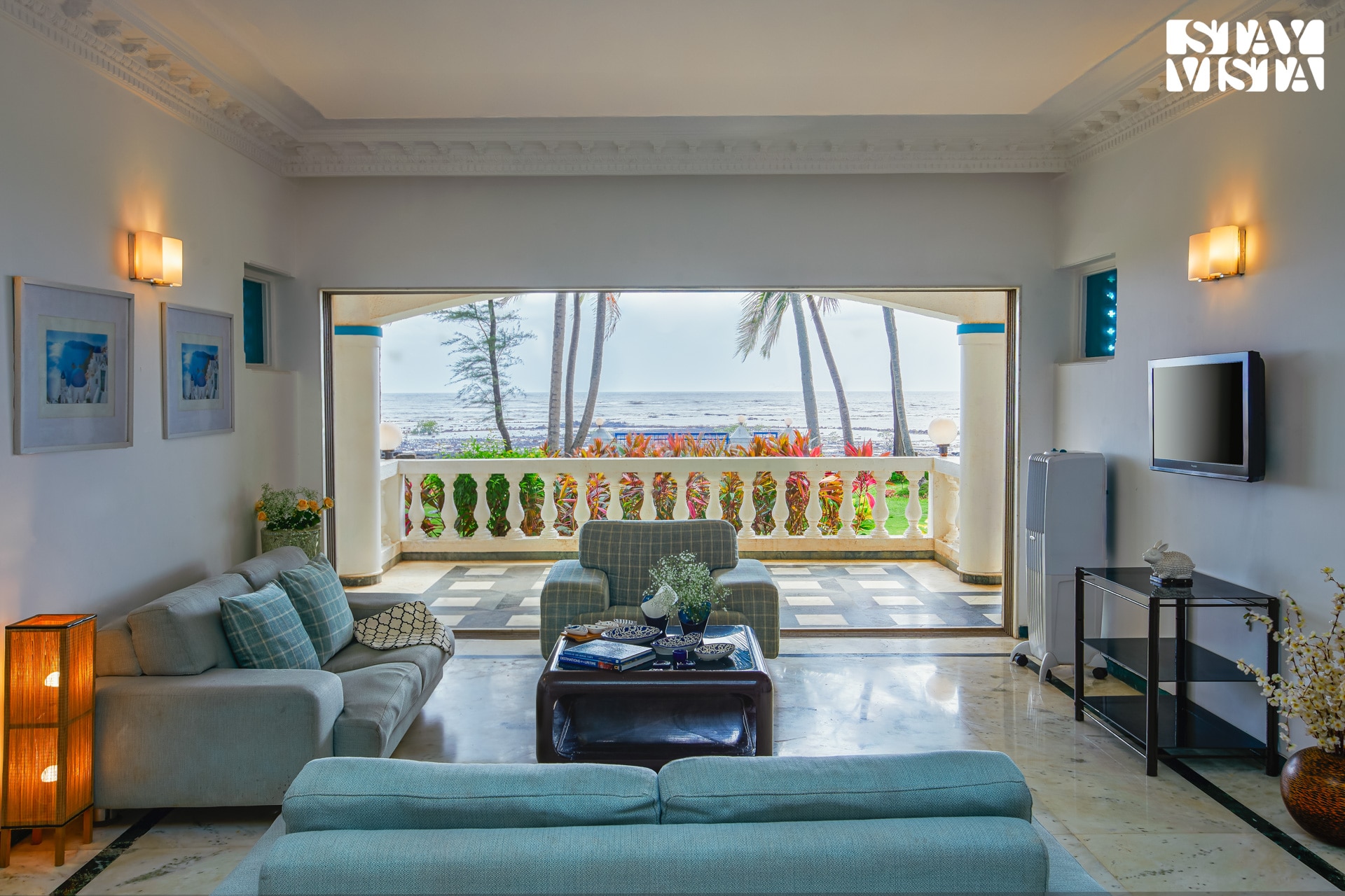 StayVista at Villa Bharat - 3BR w/ Lawn and Views - Tap to explore photos