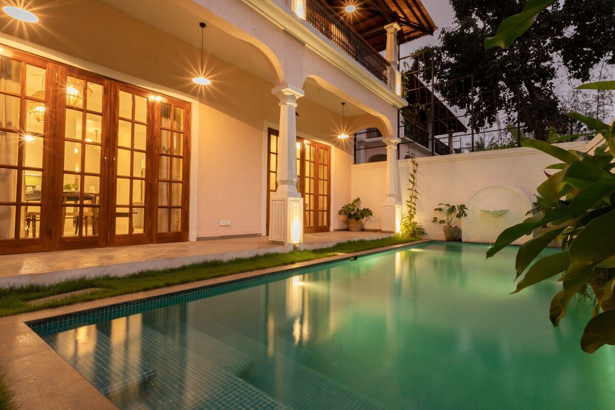 Hireavilla | Kanai - 4BHK with Private Pool in Arpora - Tap to explore photos