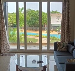 Spacious Living Room with Balcony