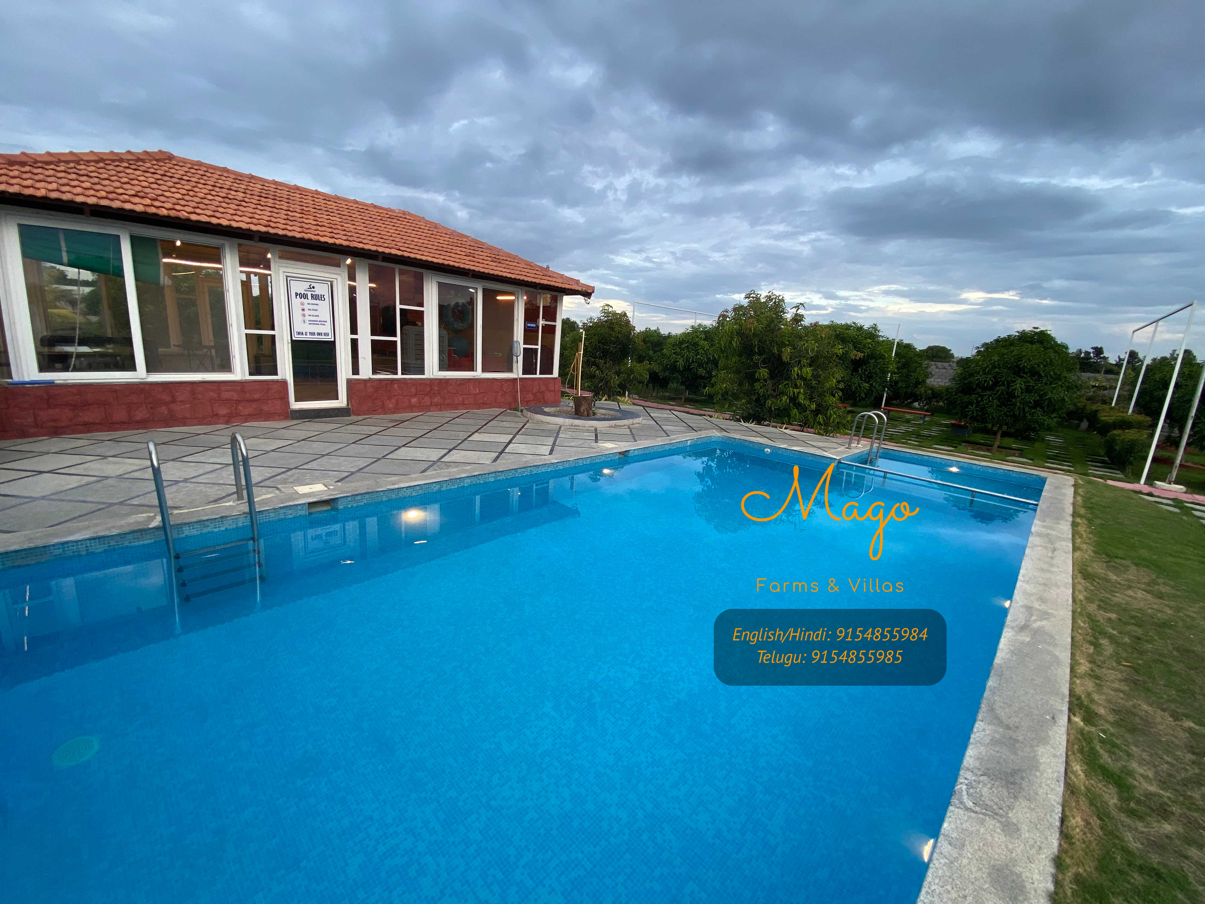 Tranquil  3BR Pool Farmstay - Tap to explore photos