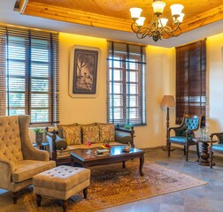 Living Room & Dining Area