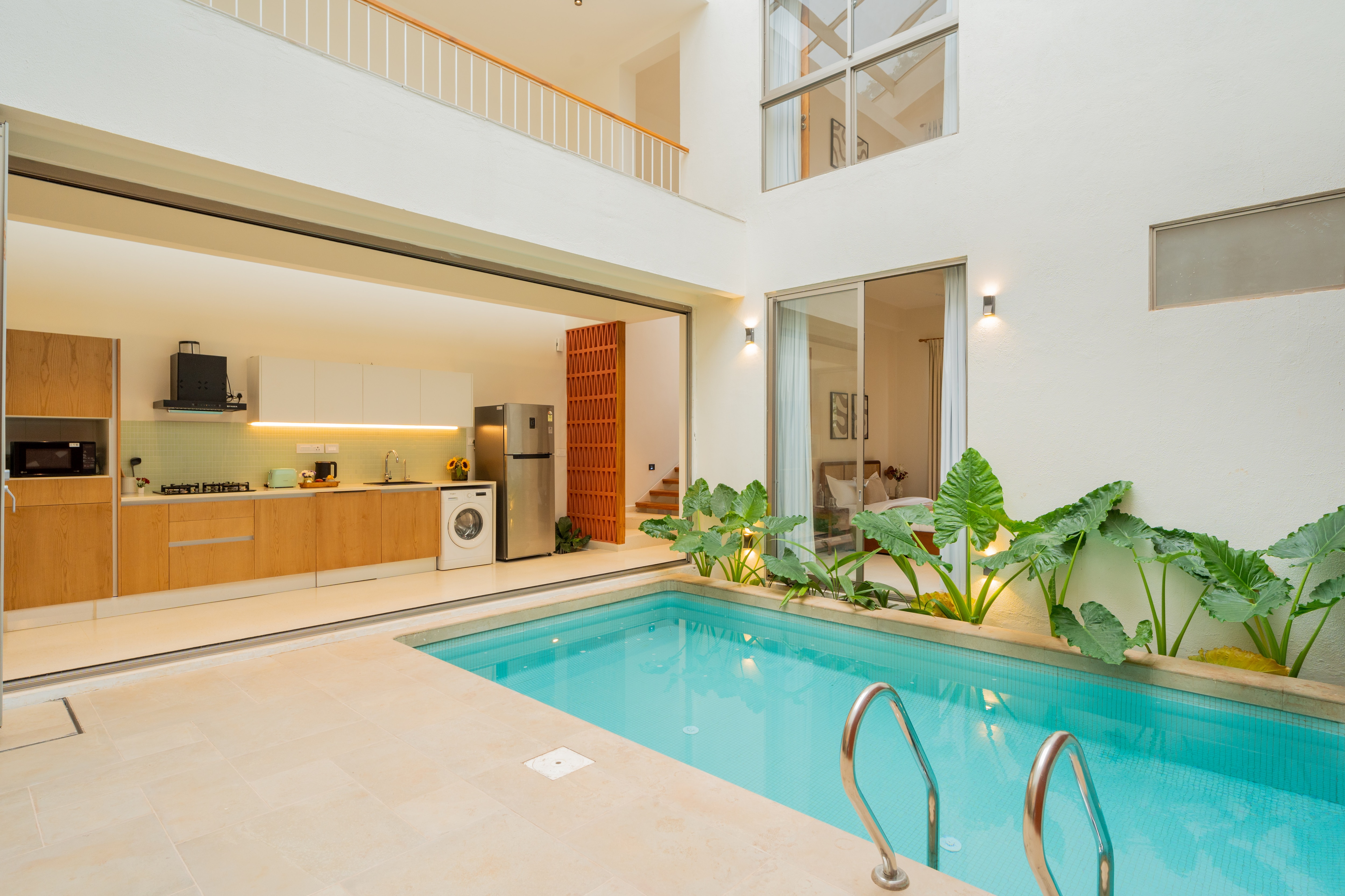 ELIVAAS Luxe 3 BHK with pvt pool | Mirai Libra - Tap to explore photos