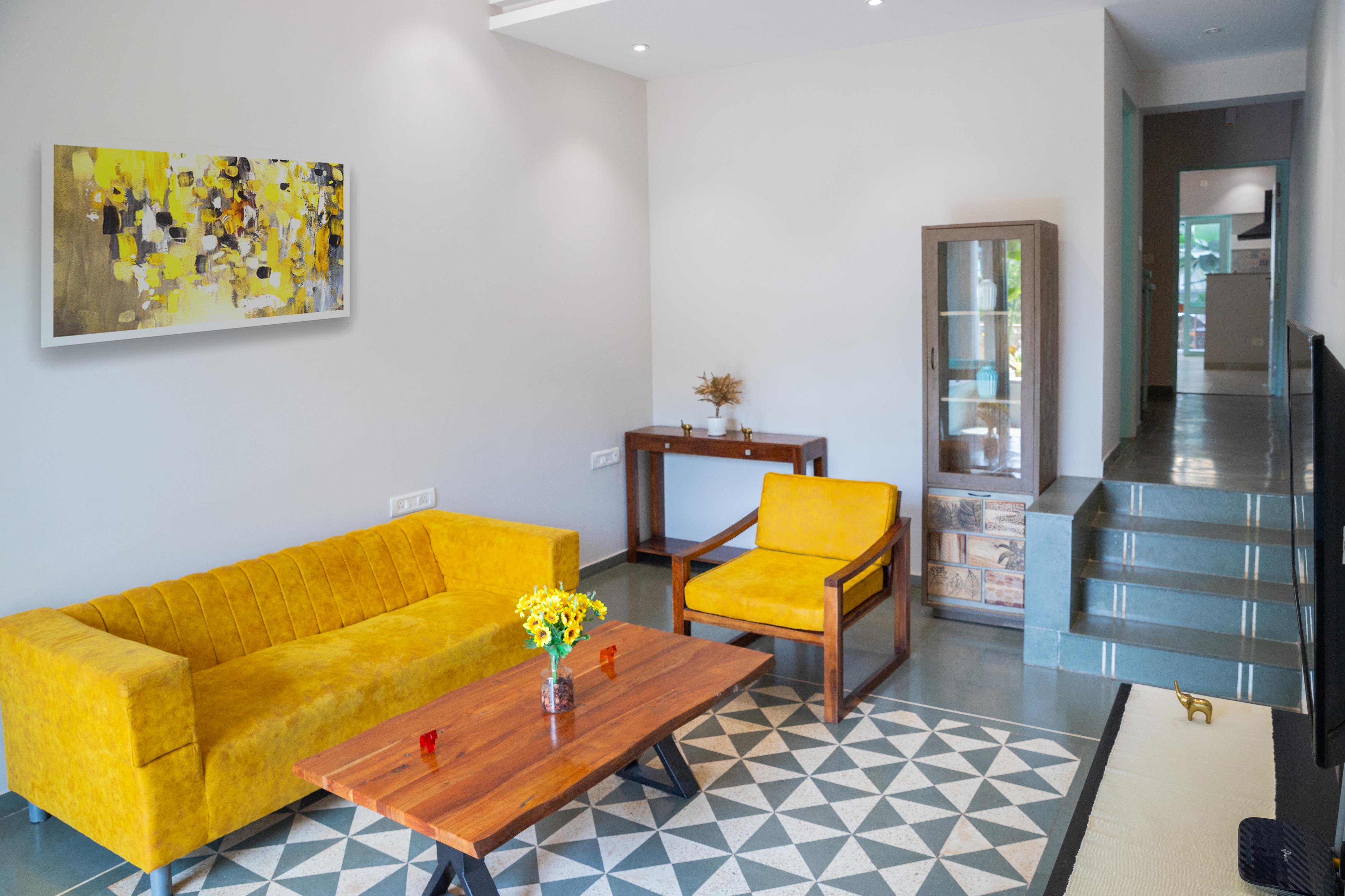 2BHK Private Pool Villa | WiFi-Caretaker-Parking | Baga, North Goa - Tap to explore photos