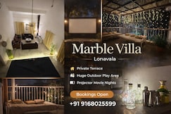 Marble villa 4 BHK villa with pool table, Lonavala
