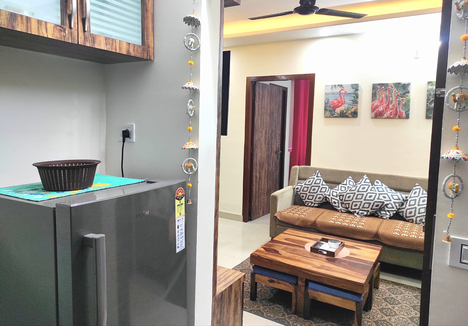 The Nest 3BHK Artsy Apartment - Tap to explore photos