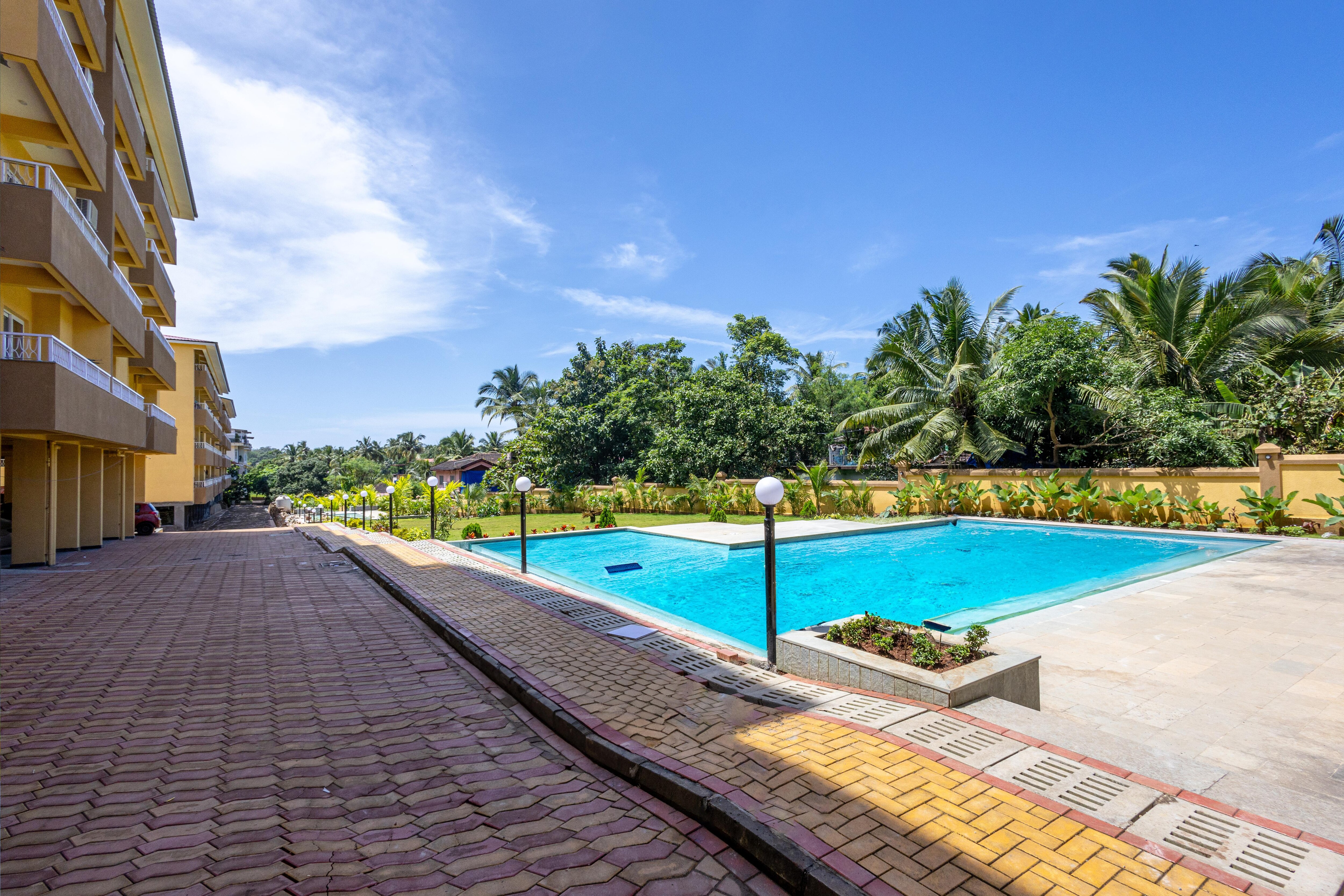 Alaya Stays Veera Serina 3 BHK Apartment with Pool - Tap to explore photos