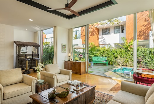La Zamora - 3 BHK Private Pool Villa at Vagator by The Blue Kite (07)