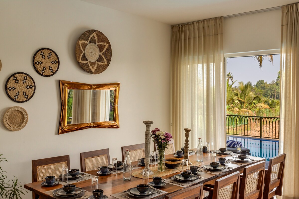 Hireavilla | Villa Avalon - 6BHK Feild View Villa with Pool, Perfect for Big Groups - Tap to explore photos