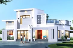 The real village life with a mansion House, Vaikom