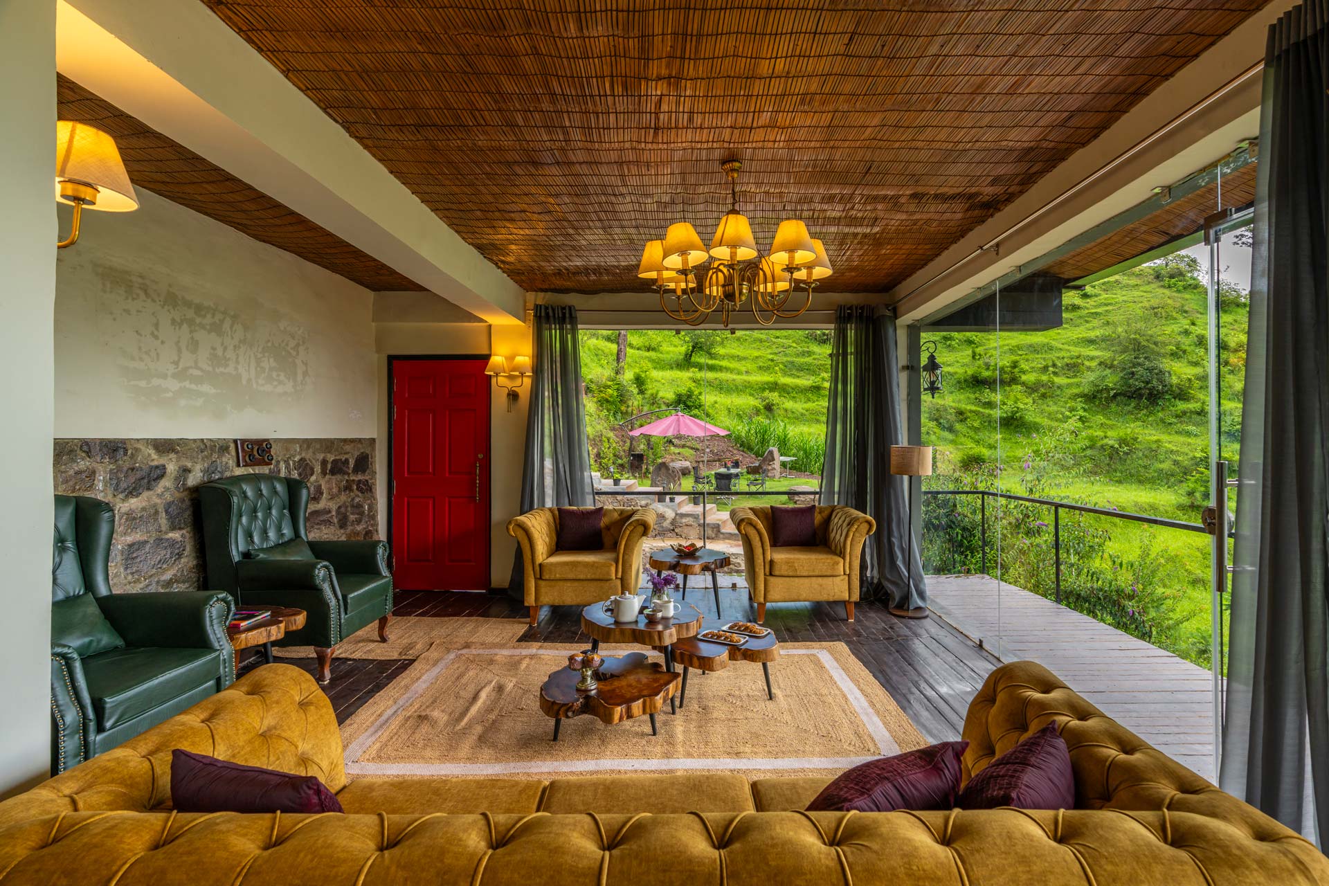 StayVista Nook at Leopard's Creek w/ Pool - Tap to explore photos