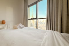 Zinnia Luxury 2BHK Bellevue Burj Khalifa View, Dubai