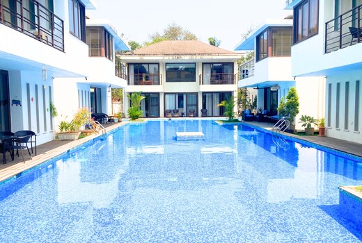 Puravida Aquasol-3BHK Villa, 5 Min Vagator-Assagao