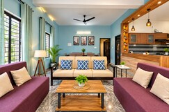 VAR BeachHaus 2 AC 2BHK 9 Min to Cliff Foosbal, Varkala