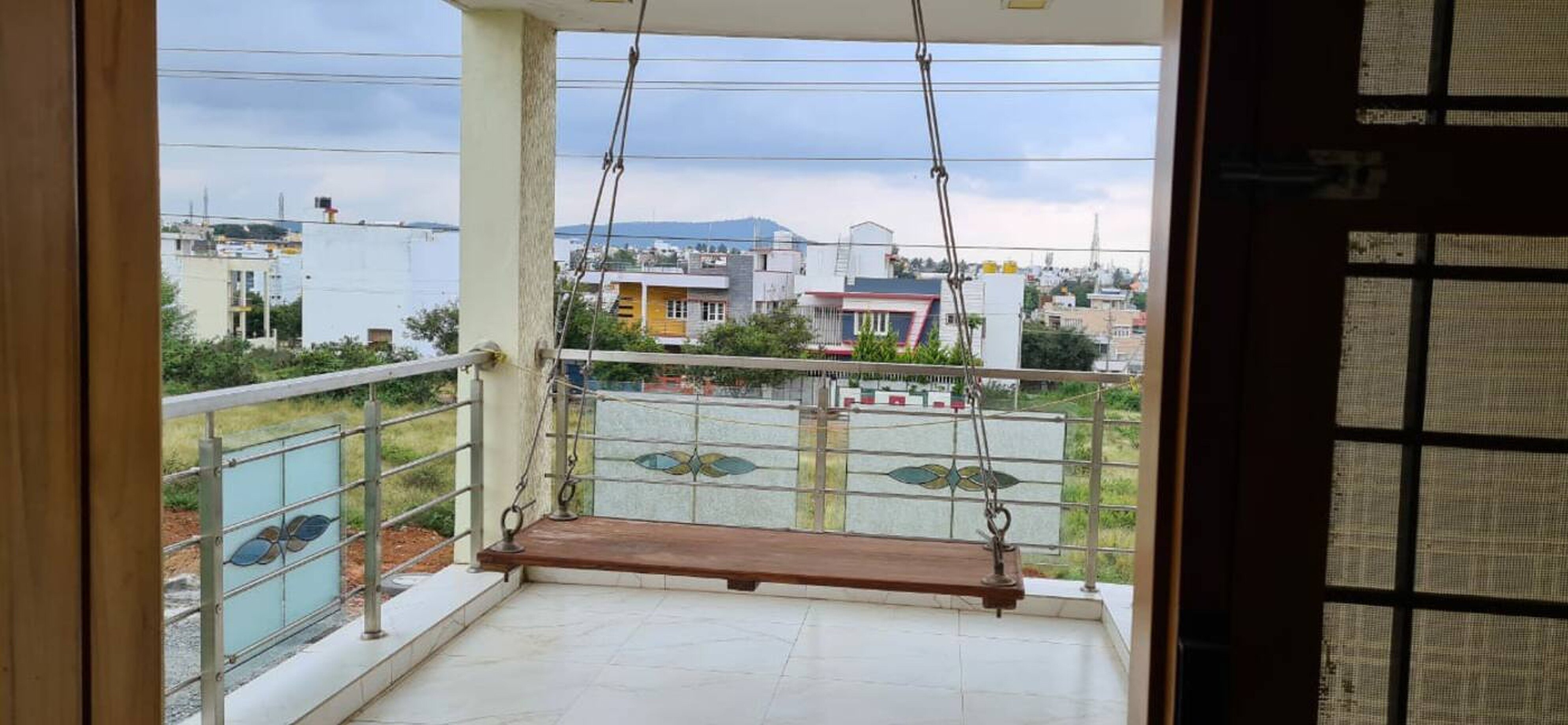 Mysore BnB 1-Serene location with a hill view. - Tap to explore photos