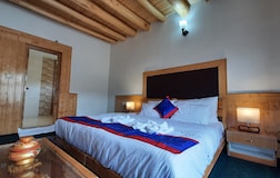Wooden Room With Mountain View